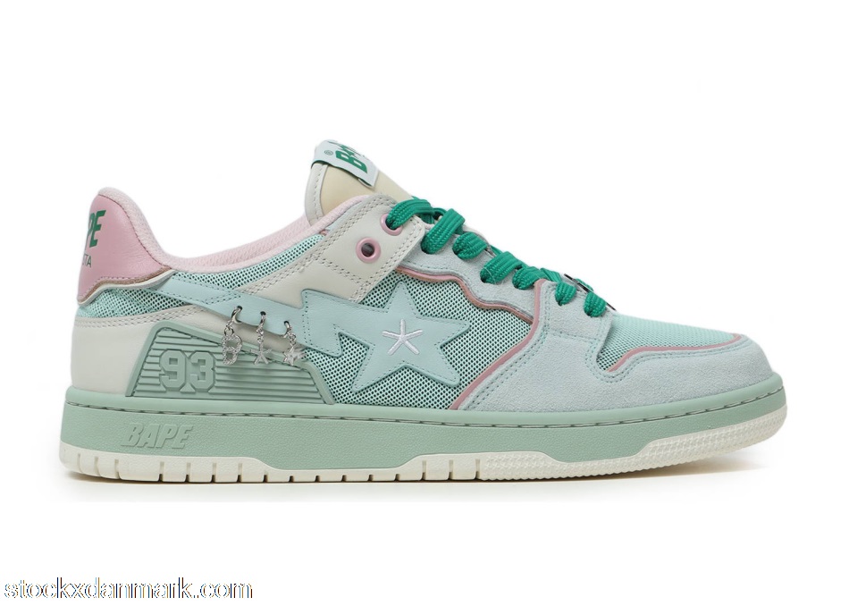 A Bathing Ape Bape SK8 Sta BAPY Minty Green (W)