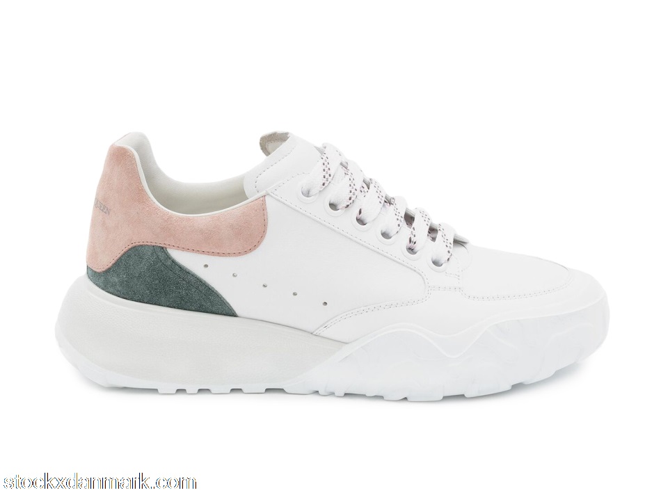 Alexander McQueen Court Trainer White Taffy Blue Shell Pink (W)633914WIA9C9914