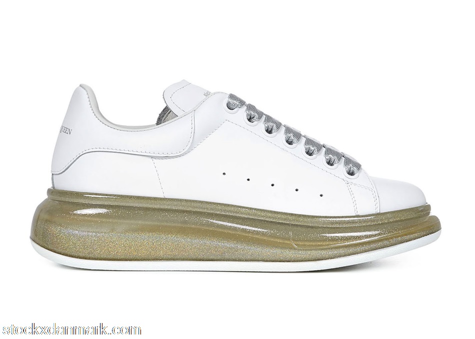 Alexander McQueen Court Trainers Gold Translucent634151WHWKV9596