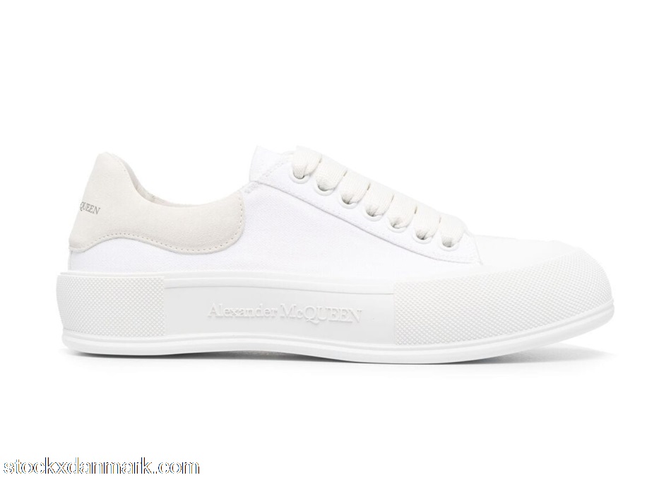 Alexander McQueen Deck Skate Plimsoll Lace-Up White (W)654593W4MV79000