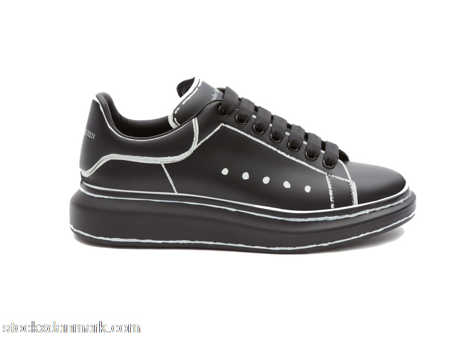 Alexander McQueen Oversized Black White Outline627867WHYBI1070