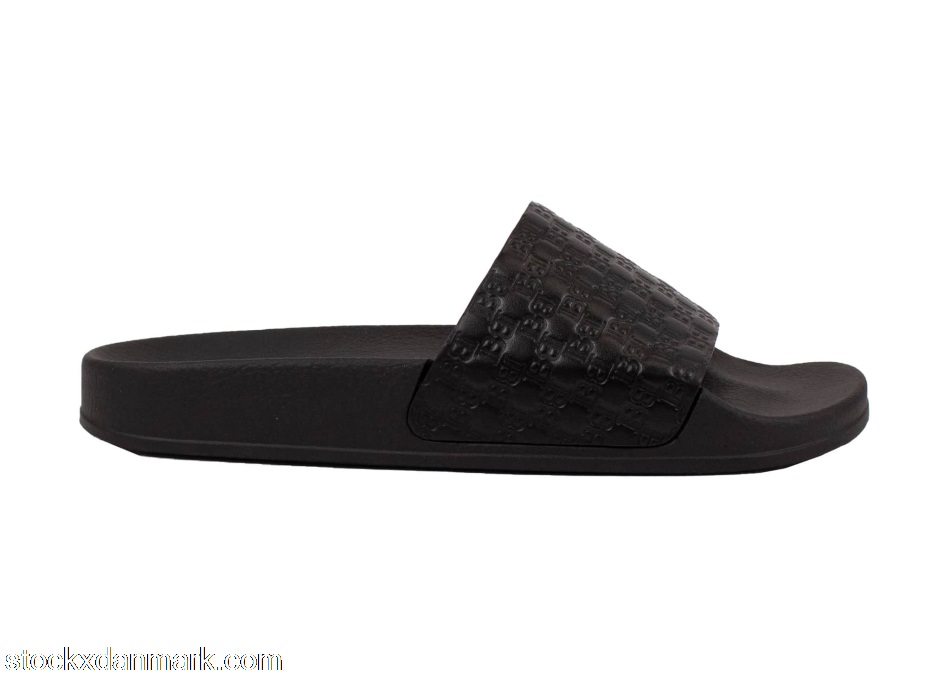 Balmain Calypso Embossed Slide BlackSN3C169LSMB BLK