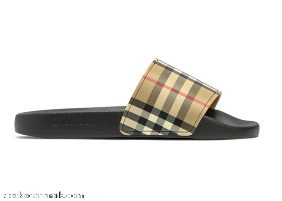 Burberry Embossed Logo Slides Archive Beige80239651