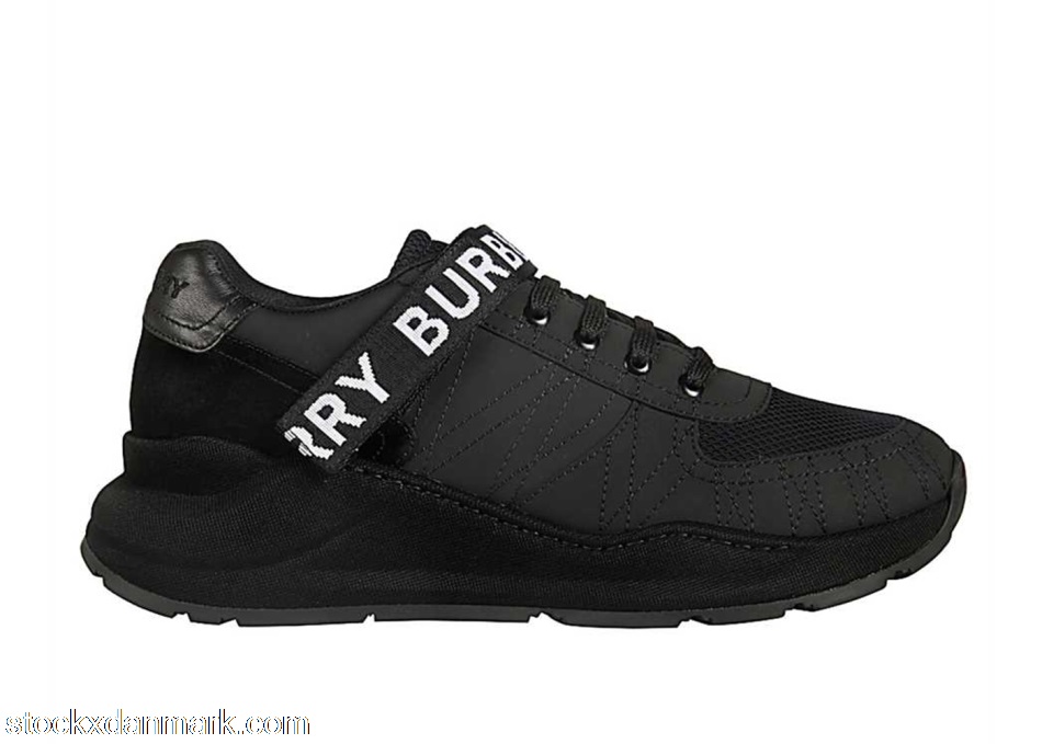 Burberry Ronnie Lace Up Black White Logo8010864