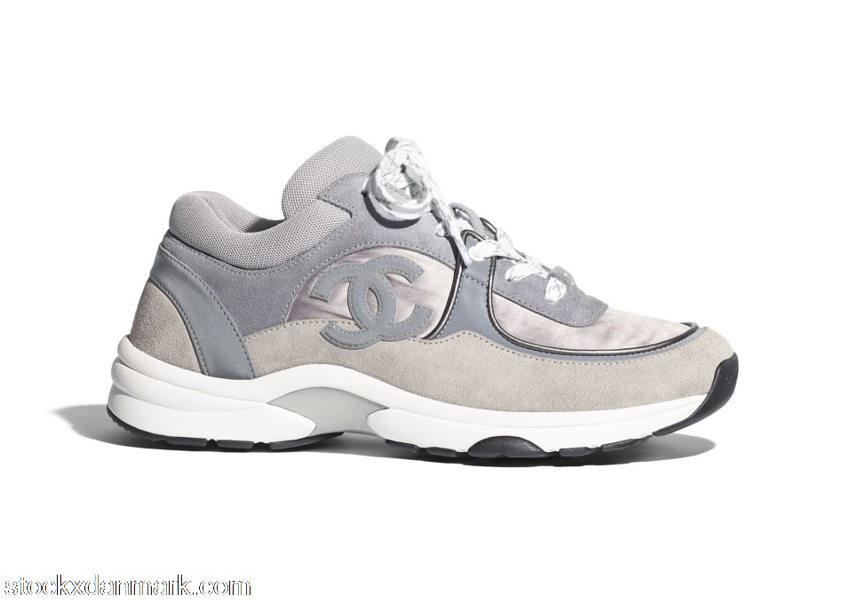 Chanel Low Top Trainer CC Dark GreyG34360 Y54059 K2052