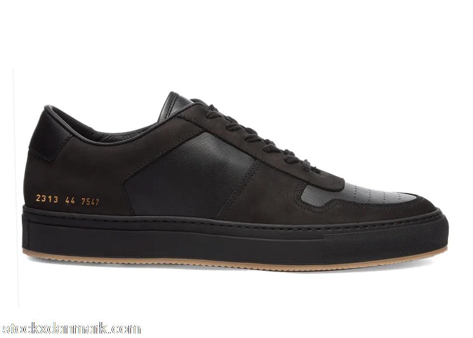 Common Projects BBall Low Leather Nubuck Black