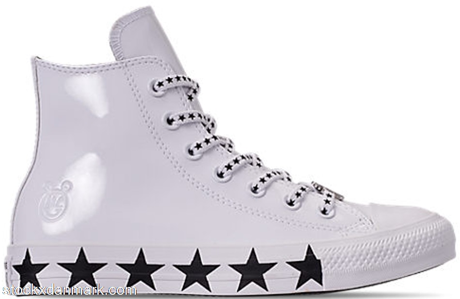 Converse Chuck Taylor All-Star Hi Miley Cyrus White Black Stars (W)563719C