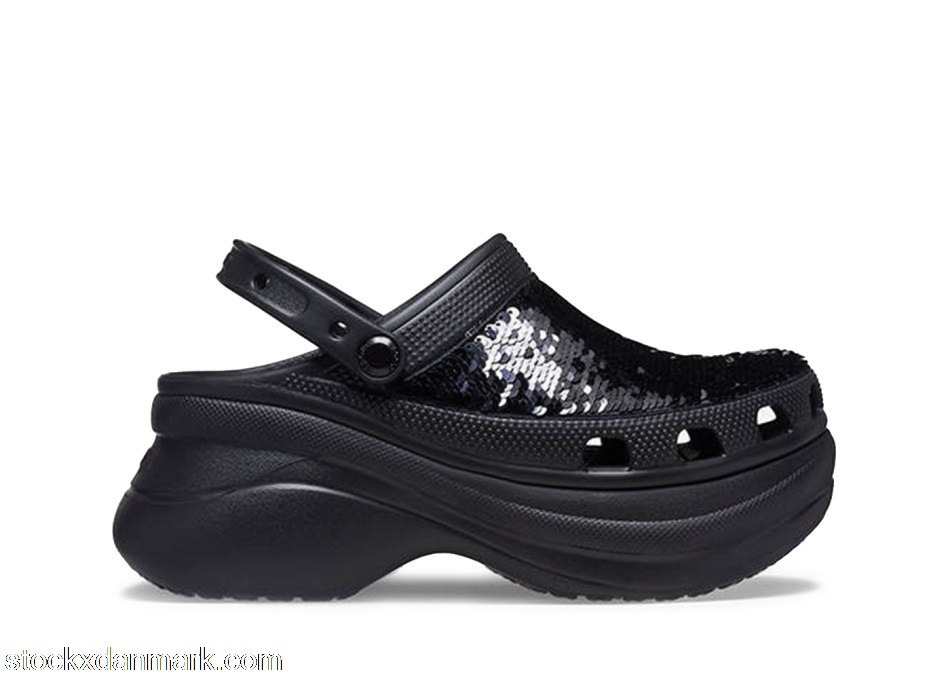 Crocs Classic Bae Clog Sequin Black