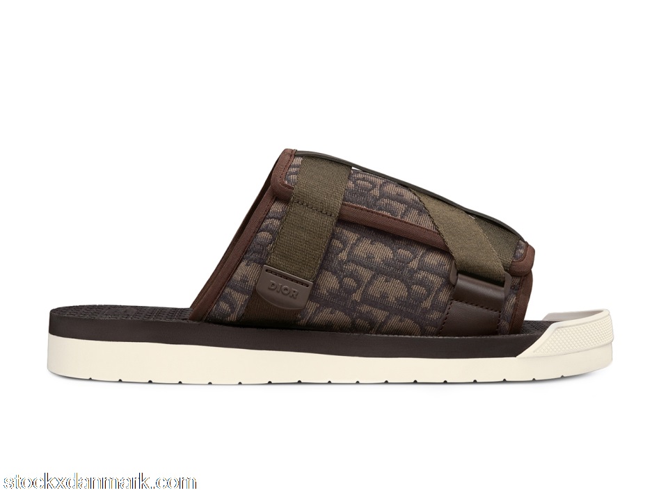 Dior Alpha Sandal Ebony Dior Oblique Jacquard3SA081YXV_H767