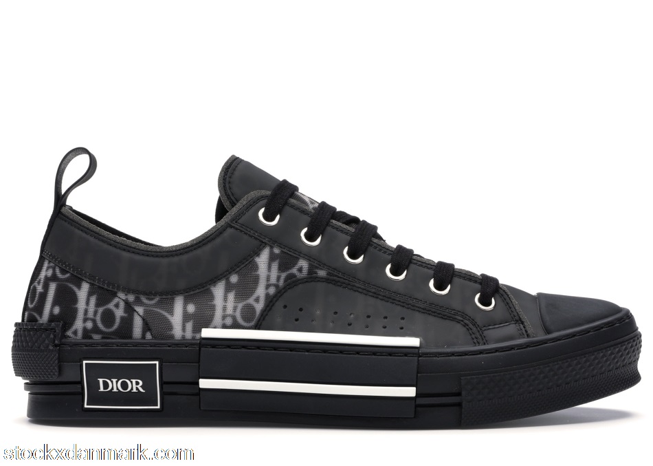 Dior B23 Low Top Canvas Oblique Black3SN249YJP_H960