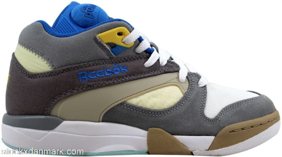 Reebok Court Victory Pump Flat Grey/Grey-Creme-BlueJ99007