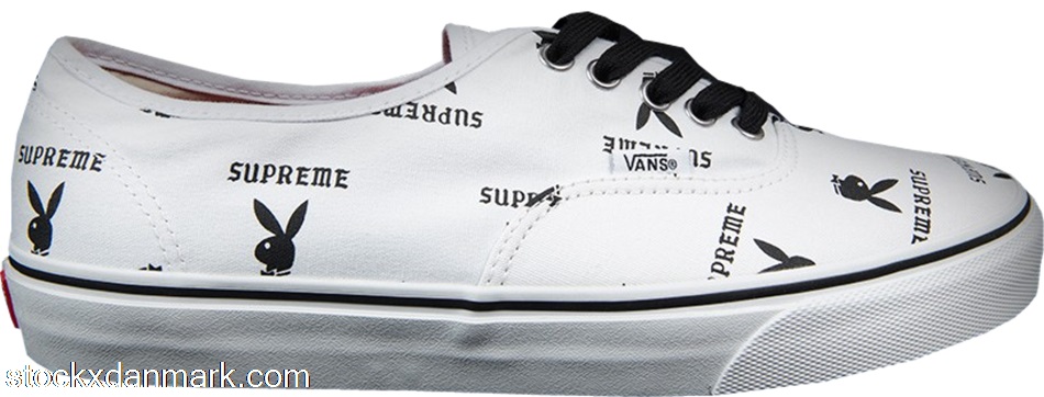 Vans Authentic Supreme x Playboy WhiteVN-OQODD70